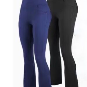 Women's Blue and Grey Pants